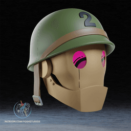 G.I. Robot Mask 3D Printer File STL 3d model