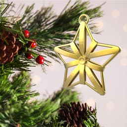 6 pcs. Christmas Ornaments, Mini Bundle Tree Decoration, Christmas Decor Set 3d model