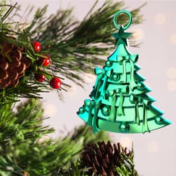 6 pcs. Christmas Ornaments, Mini Bundle Tree Decoration, Christmas Decor Set 3d model