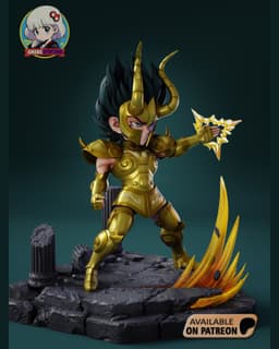 Saint Seiya Shura Chibi - Premium Collectible 3d model