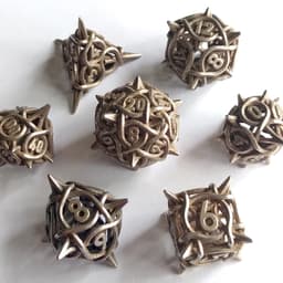 Thorn V2 Dice Set with Decader 3d model