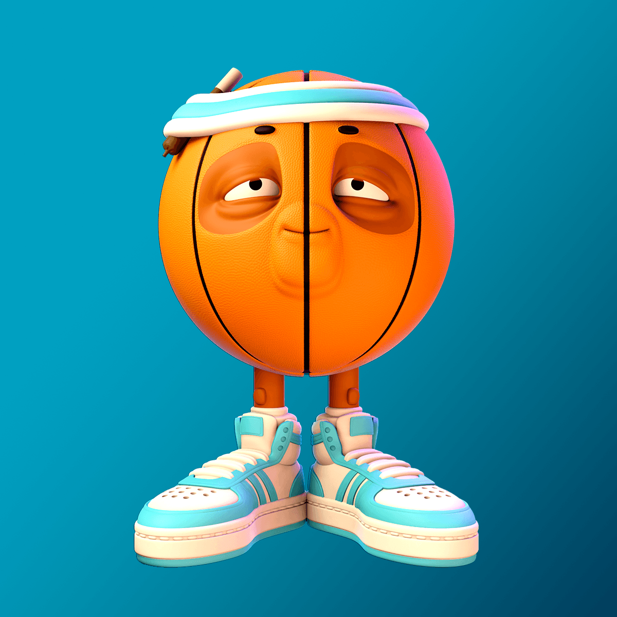 Stoney Basketball 3d model