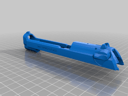 Revy's Berretta 92f Cutlass From Black Lagoon Anime 3d model