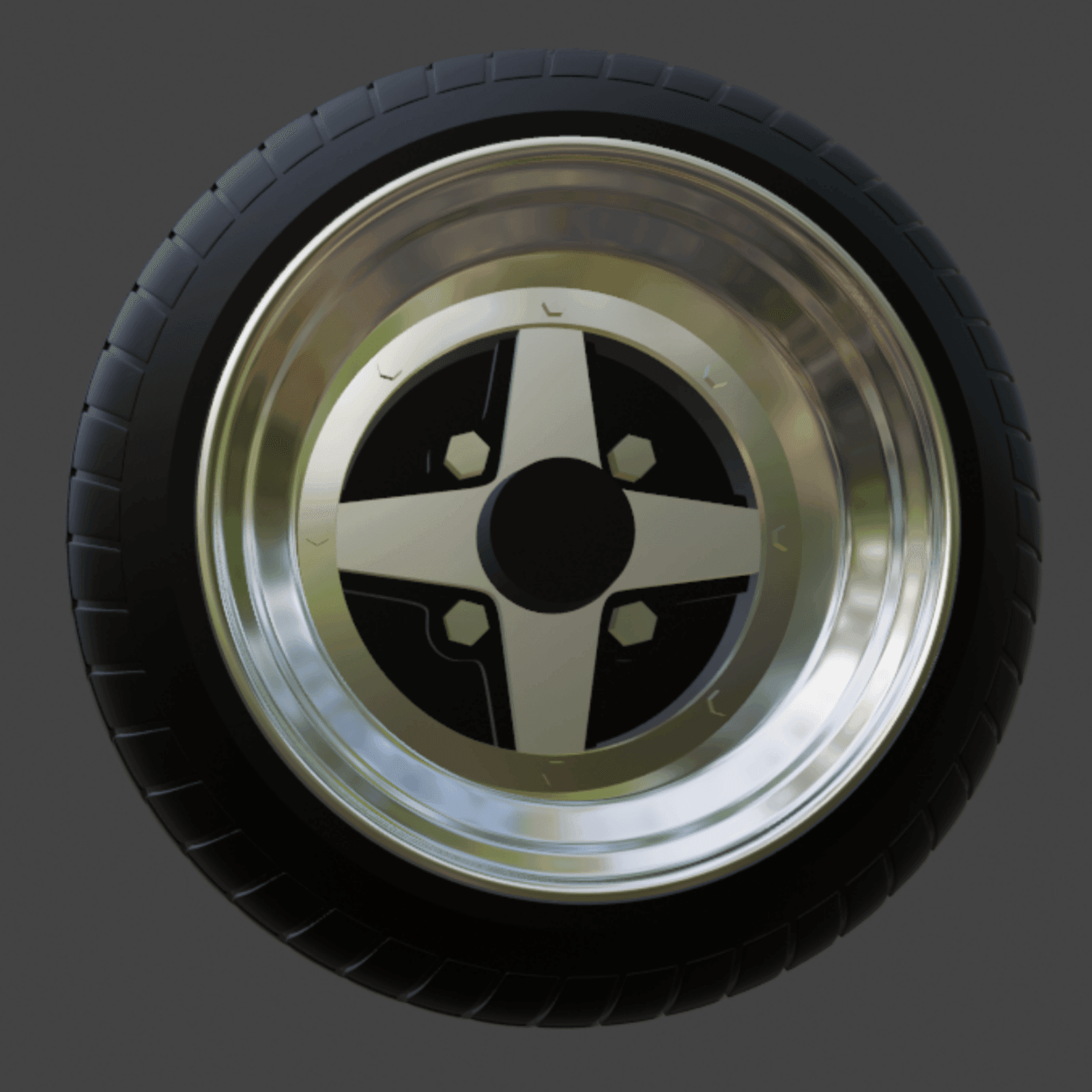 Work Equip 01 wheels 1/64 JDM 3d model
