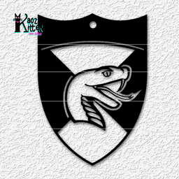 slitherin house crest harry potter logo fanart 3d model