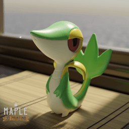 495. Snivy Basic & Ornamental - Pocket Monsters 3d model