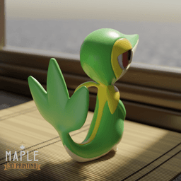 495. Snivy Basic & Ornamental - Pocket Monsters 3d model