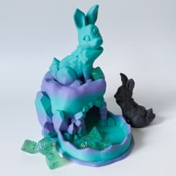 Rabbit Dice Tower 3d model