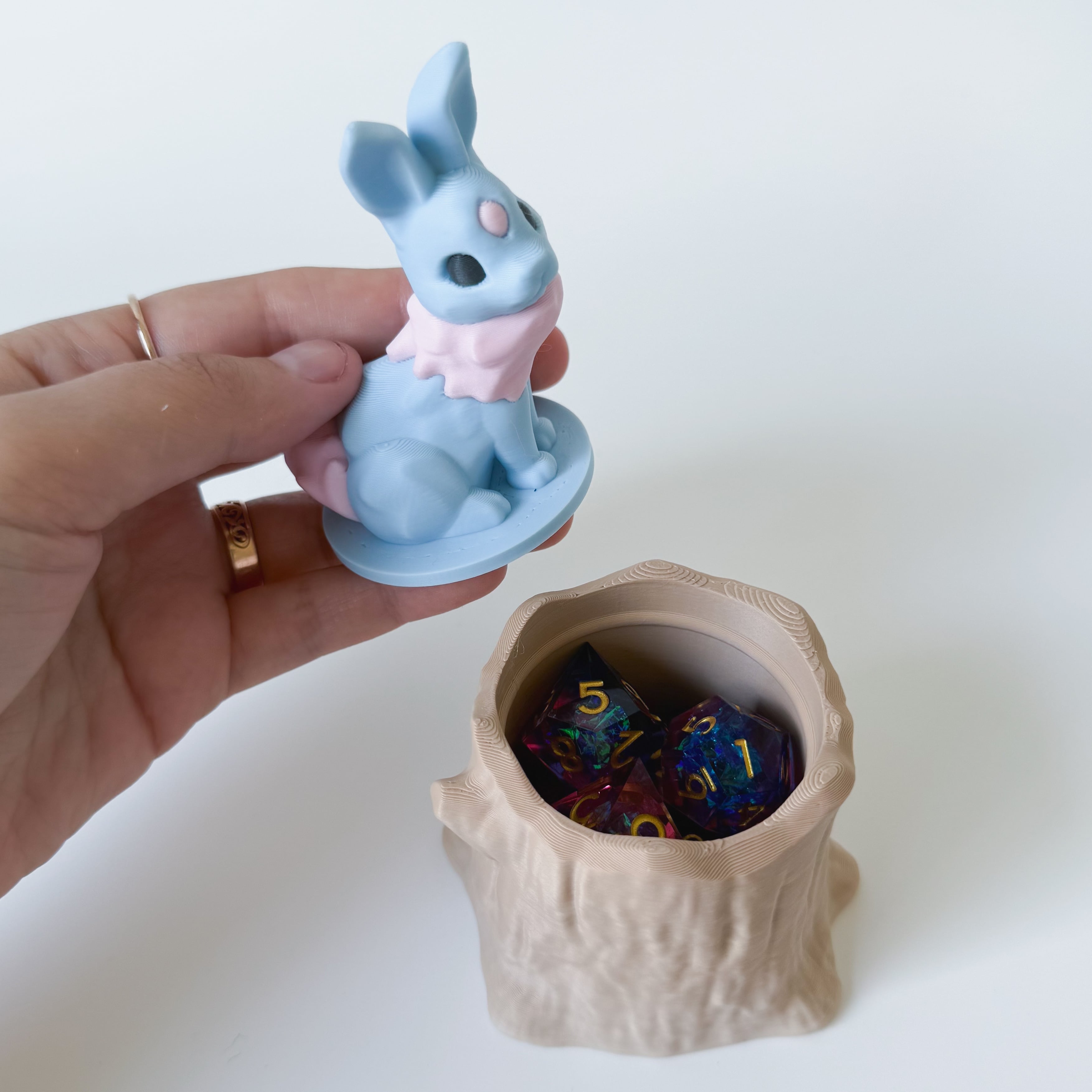 Rabbit Dice Tower 3d model