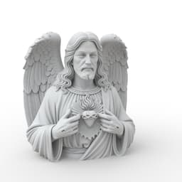Jesus Bust 3d model