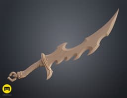 Solo Leveling Knight Killer Dagger 3d model
