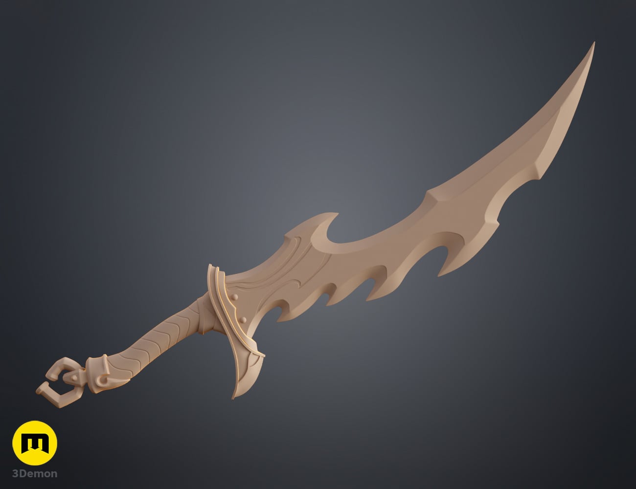 Solo Leveling Knight Killer Dagger 3d model