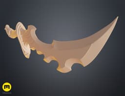 Solo Leveling Knight Killer Dagger 3d model