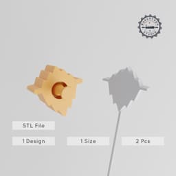 Ice Berg Cake Pop Mold, Nature-Inspired Glacier Design, 2-Piece Dessert Decoration Set PRODUCT_1216 3d model