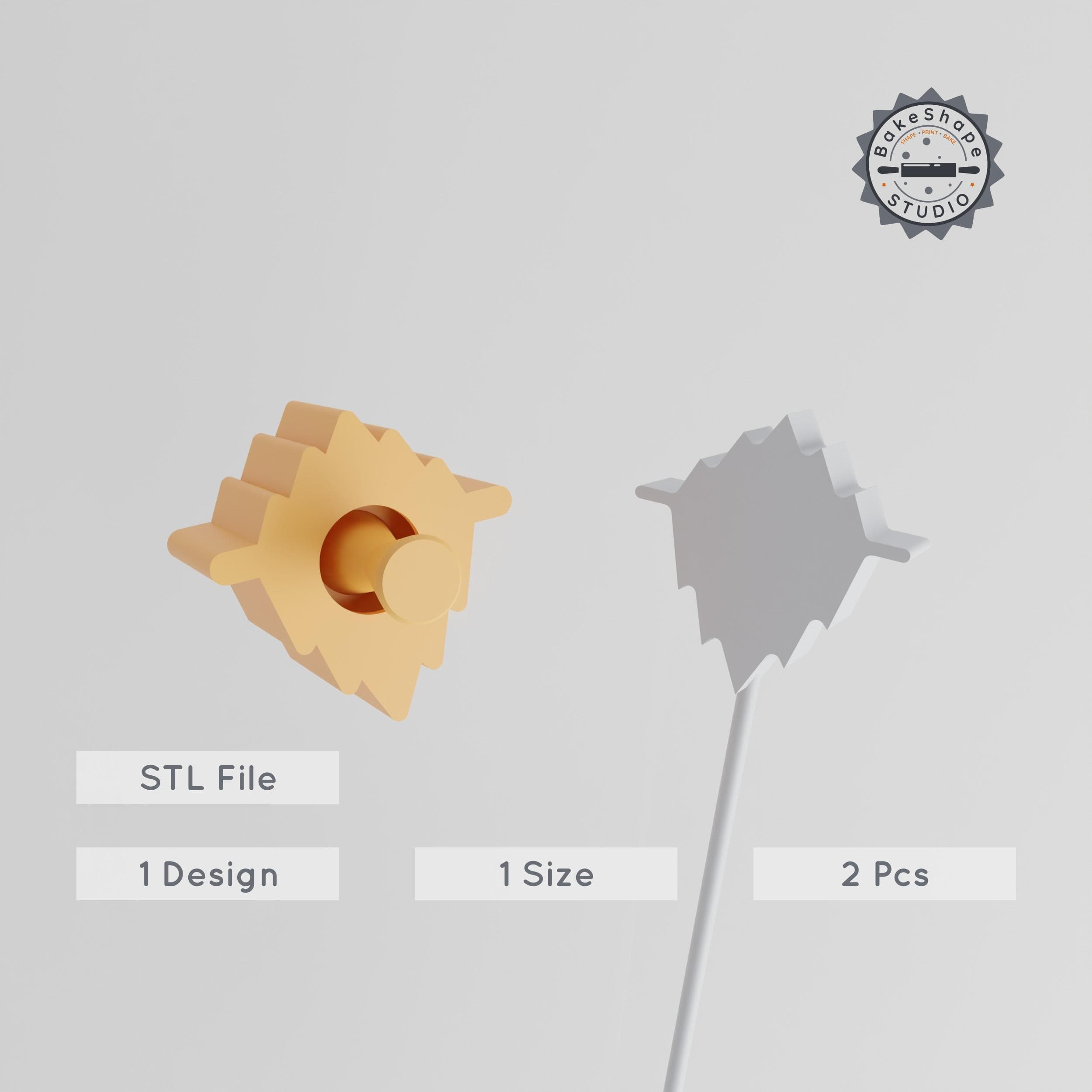 Ice Berg Cake Pop Mold, Nature-Inspired Glacier Design, 2-Piece Dessert Decoration Set PRODUCT_1216 3d model