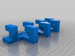 Coat Hooks (7 arms) 3d model