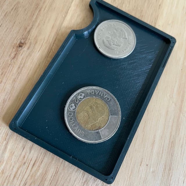Tray for Ridge(-like) Minimalist Wallet 3d model