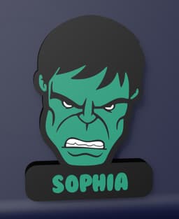 Hulk - LED Strip compatible 3d model