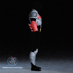 Red Hood Comic Armor 3D Printer STL File 3d model