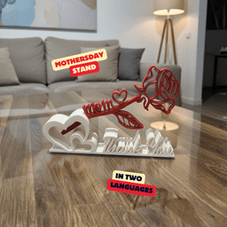 MOTHERSDAY STAND / GIFT IDEA FOR MOTHERSDAY / SAY THANK YOU TO YOUR MOM / HOMEDECOR 3d model