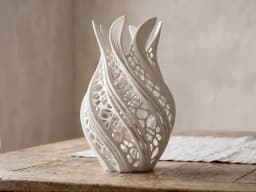 Aurelia Vase Organic Voronoi 3d model
