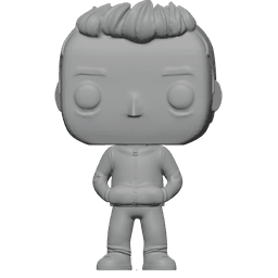 Funko pop MR Robot Elliot Alderson 3d model
