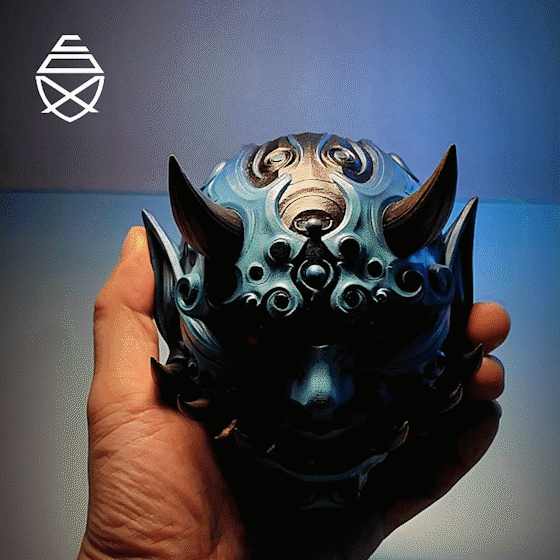 Honnari Wall Mask 3d model
