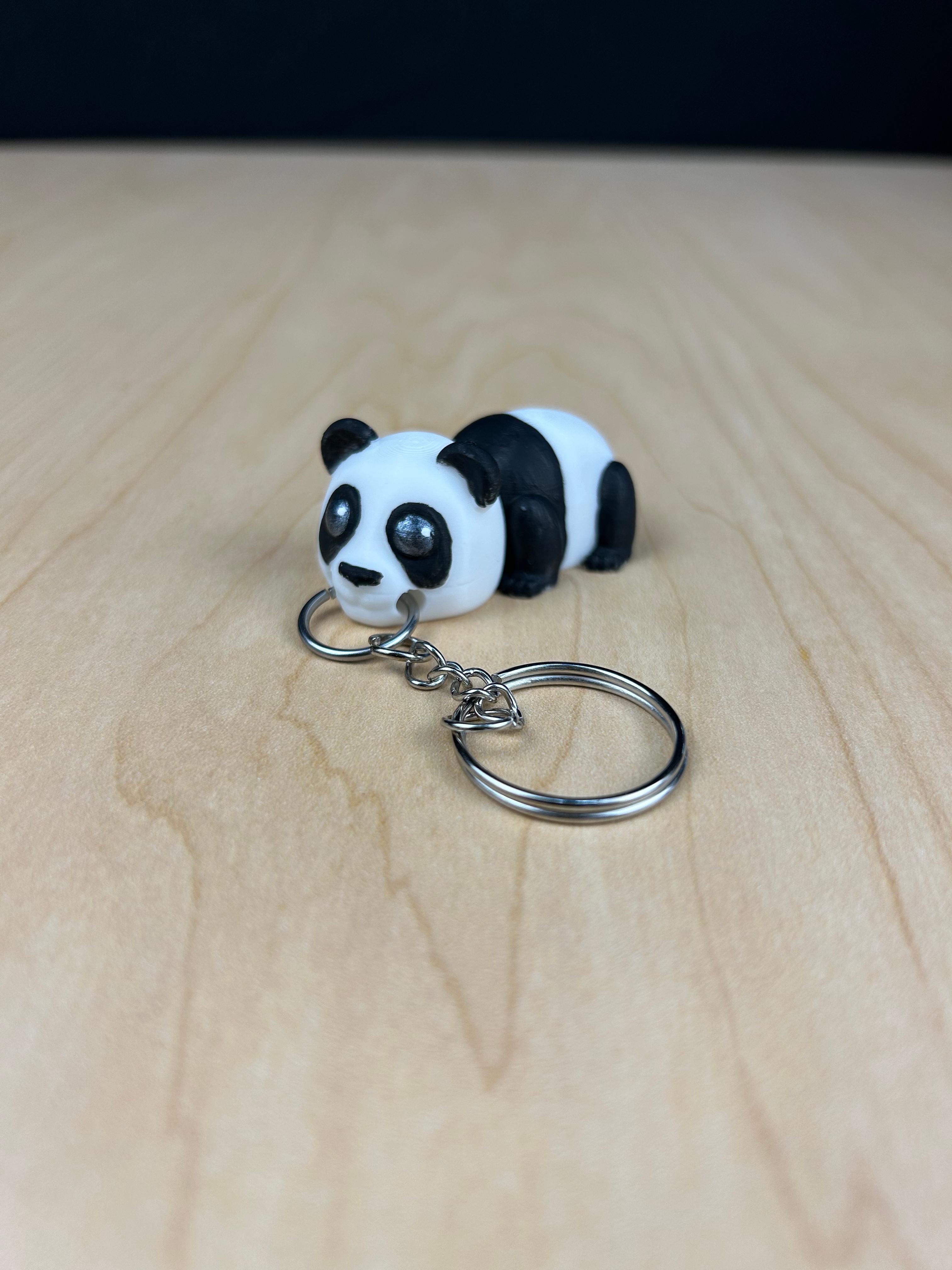 Panda Keychain 3d model