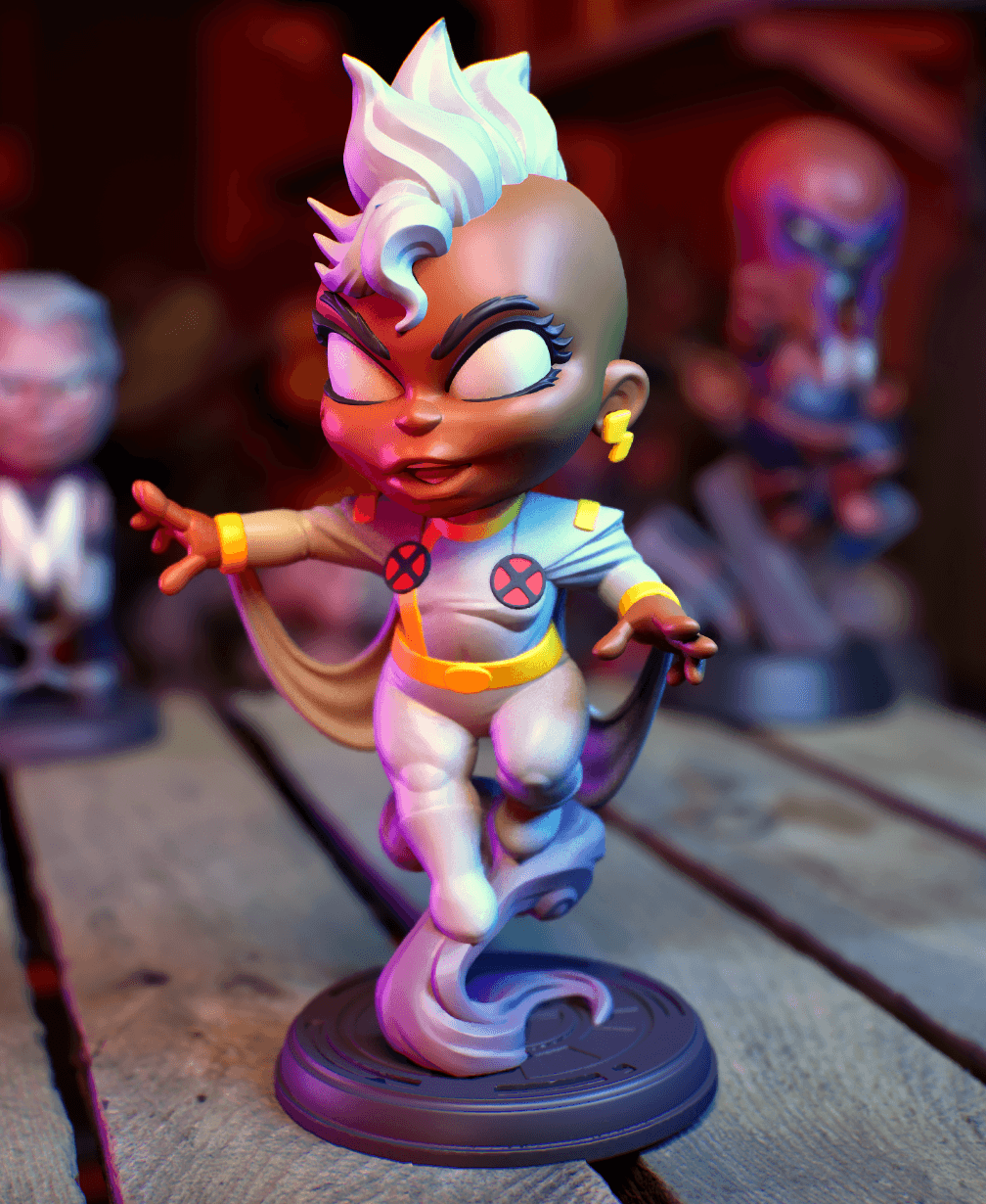 Li'l Storm - XMen97 Fanart Collectable Figure 3d model