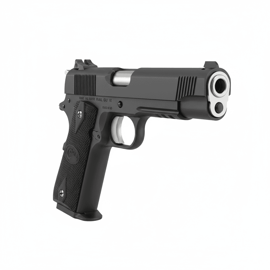 Colt Rail Gun Tactical Combat Handgun 3d model