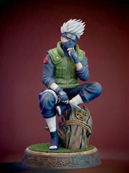 Kakashi Hatake Diorama - Naruto Shippuden 3D Model 3d model