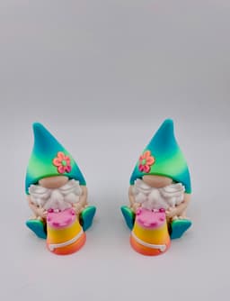 Beach Vibe Gnome -Sand Pail 3d model