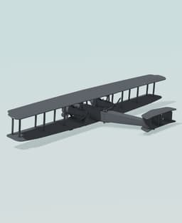 1:144 Zeppelin-Staaken R.VI (R.52) 3d model
