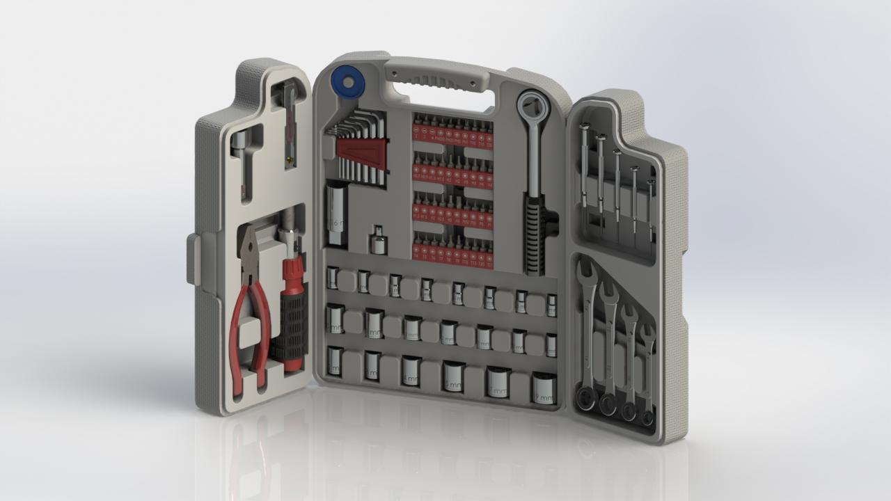 Tool Box (Caja de herramientas) 3d model