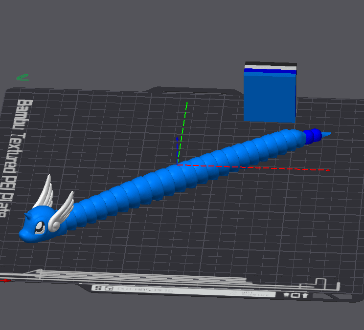 Articulating Dragonair - Pokemon 3d model