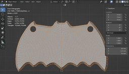 FREE Batman TDKR Keychain, Logo / Symbol 3d model