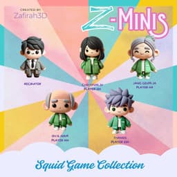 Z-Minis Squid Game Collection 3d model