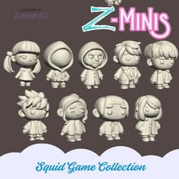 Z-Minis Squid Game Collection 3d model