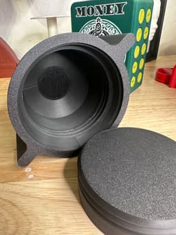 Wire Nut Pencil Cup with storage in the bottom 3d model