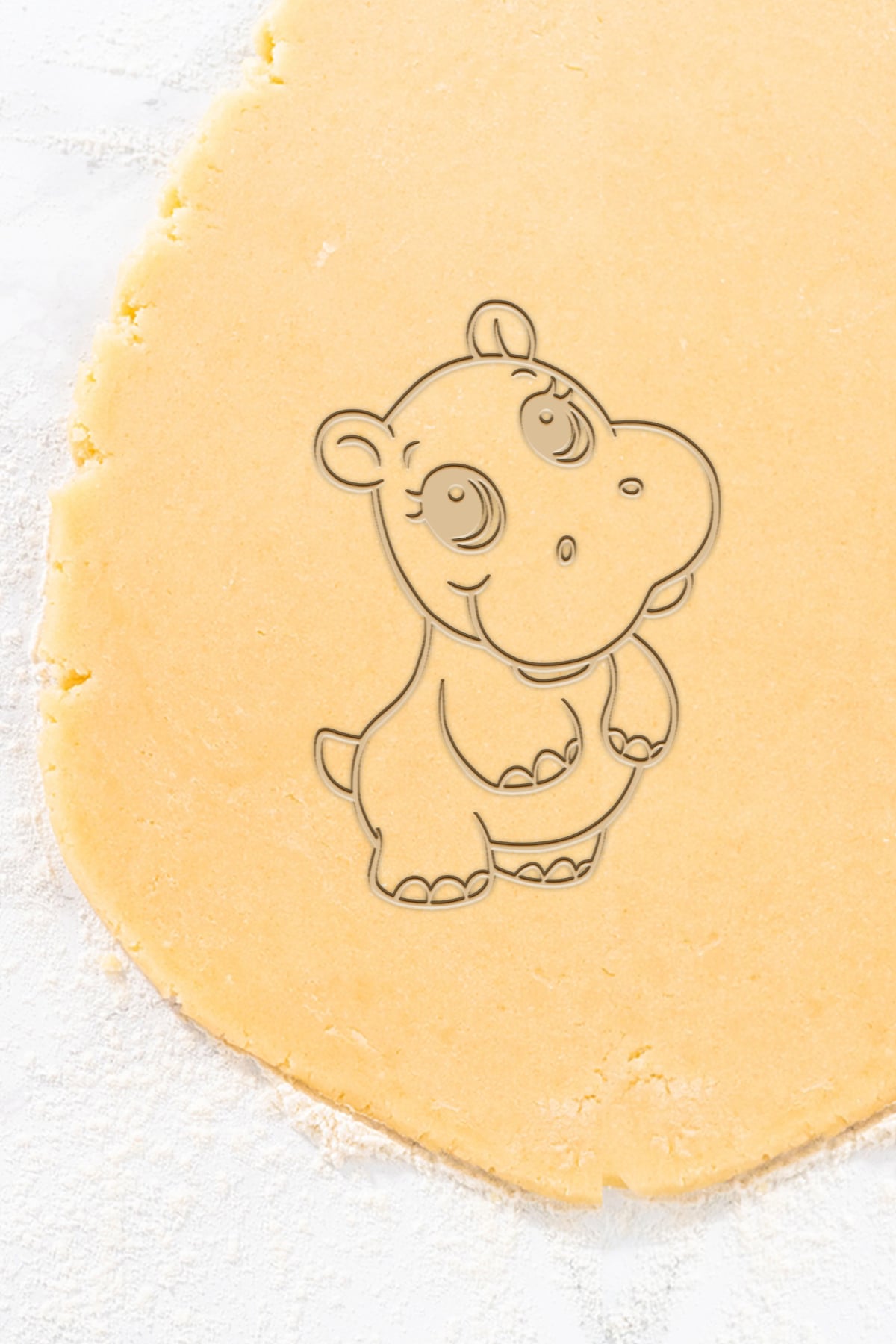 Hipo Cookie Cutter, Biscuit Cutter 3d model