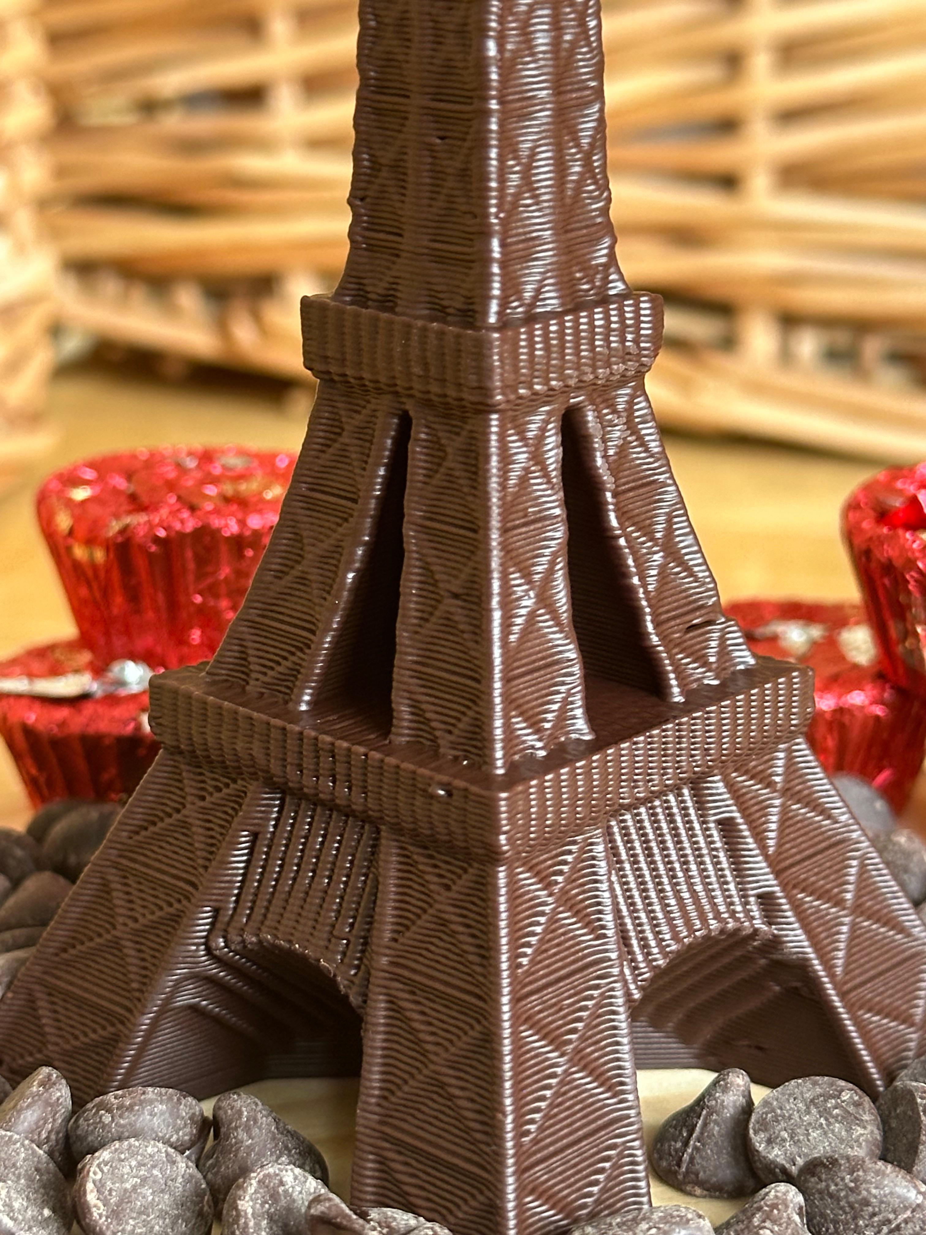 Eiffel Tower for Chocolate Printing.stl 3d model