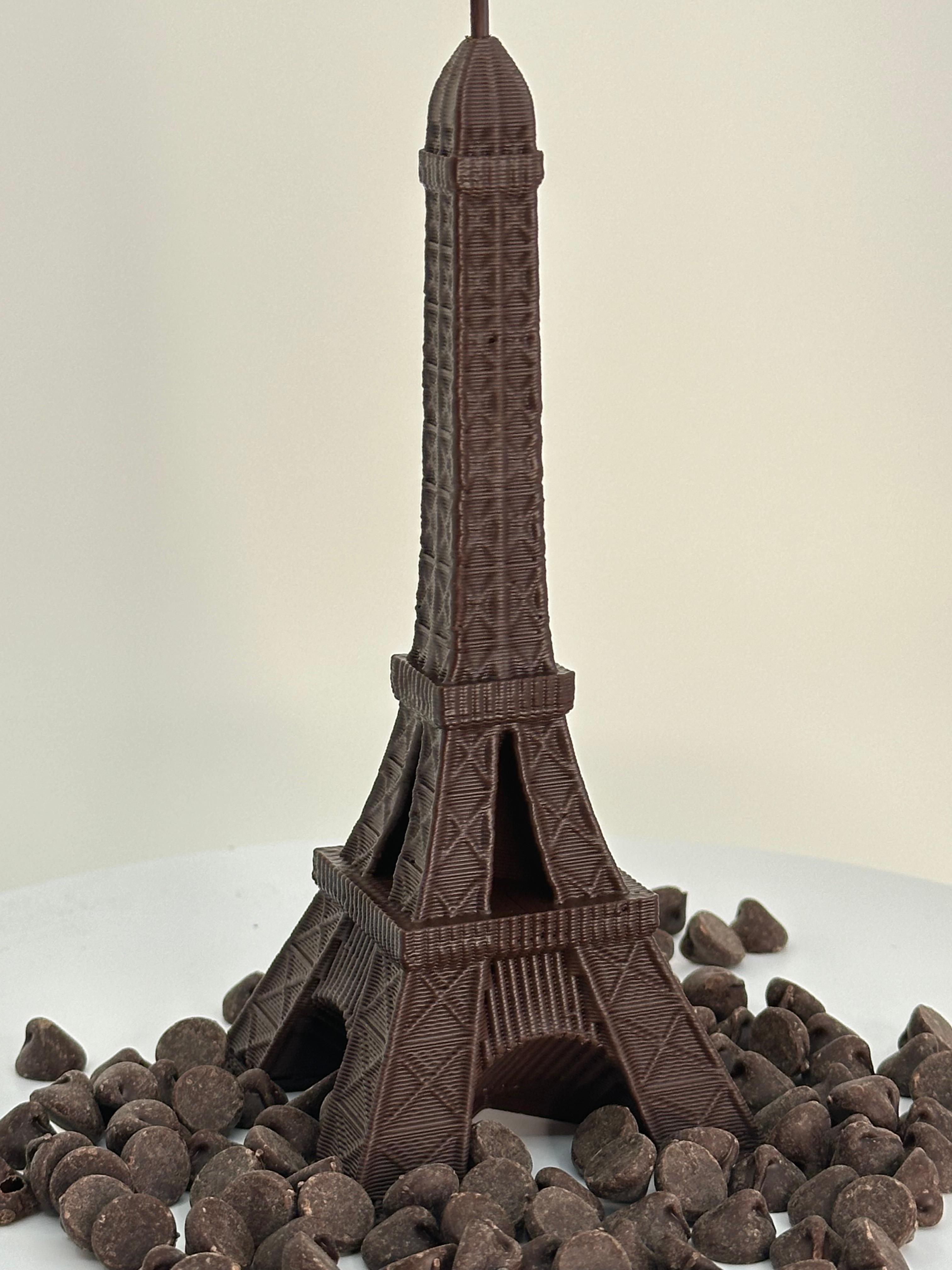 Eiffel Tower for Chocolate Printing.stl 3d model