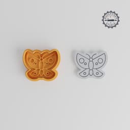 Butterfly Shape Cutter & Stamp Set, Perfect for Cookies & Fondant, Includes S/M/L Sizes, 6-Piece Insect Wings Collection PRODUCT_785 3d model