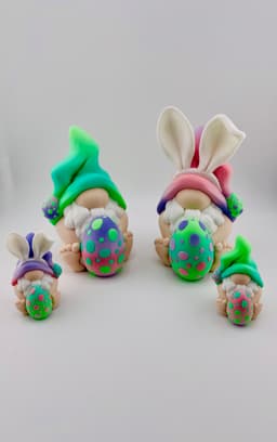 Cheeky Bunny Gnome 3d model