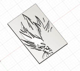 Vegeta - Dragon Ball Z Wall art 3d model