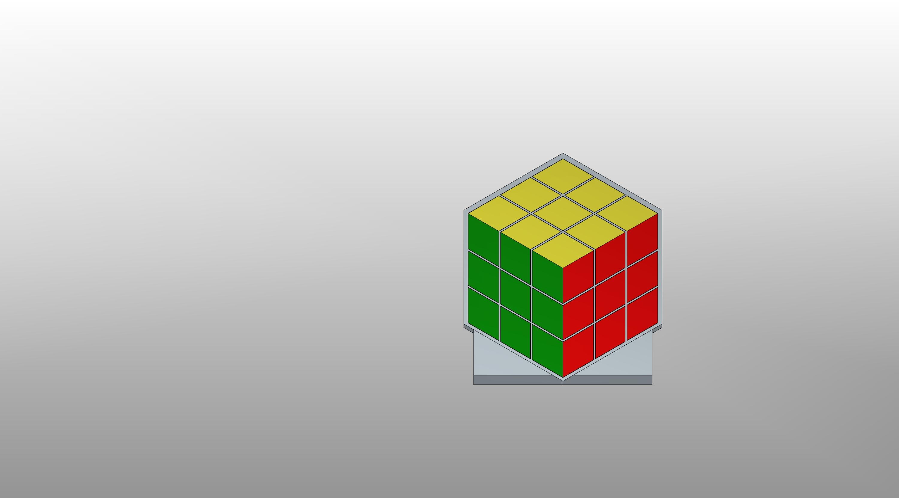 cube illusion assembly.stp 3d model