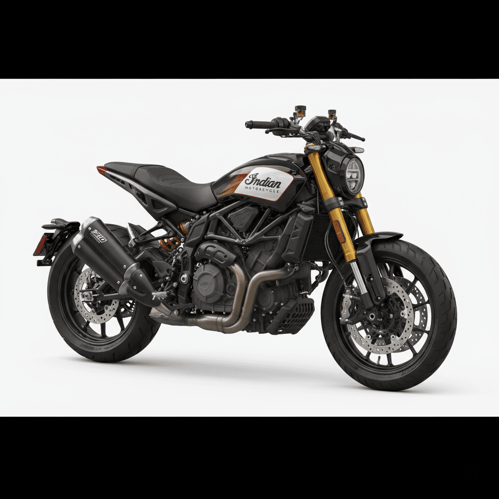 Indian FTR1200 FlatTrack Motorcycle 3d model