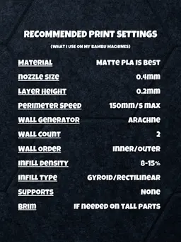 Chunk Maul - Star Wars Darth Maul Kit | No Supports, No AMS, No Glue 3d model