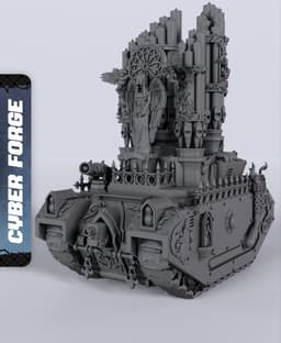 ILR Hellfire & XRT Purifier Tank - With Free Cyberpunk - Sci-Fi Gift Ideas 4 Wargamers 3d model