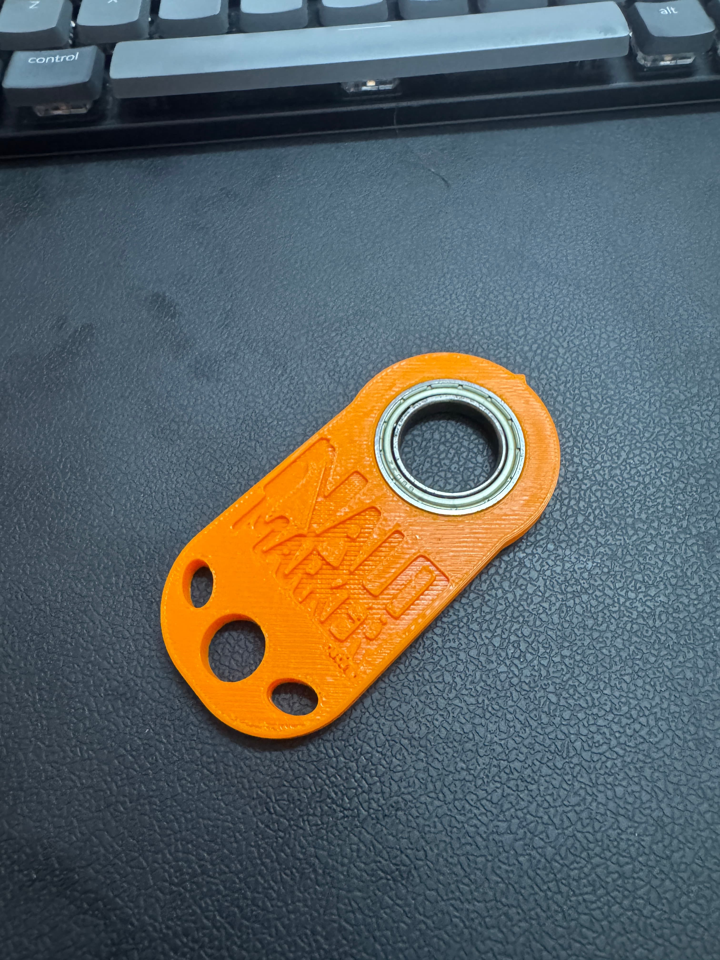 Keyrambit Reimagined — From Fidget Toy to NFC Digital Business Card 3d model